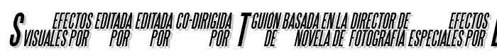 Steel Tongs Esp Italic font